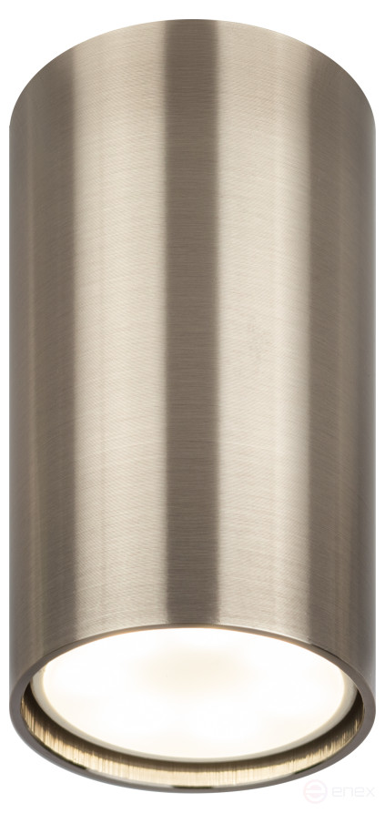 Светильник накладной ЭРА OL15 GU10 SN под лампу MR16 GU10 сатин никель