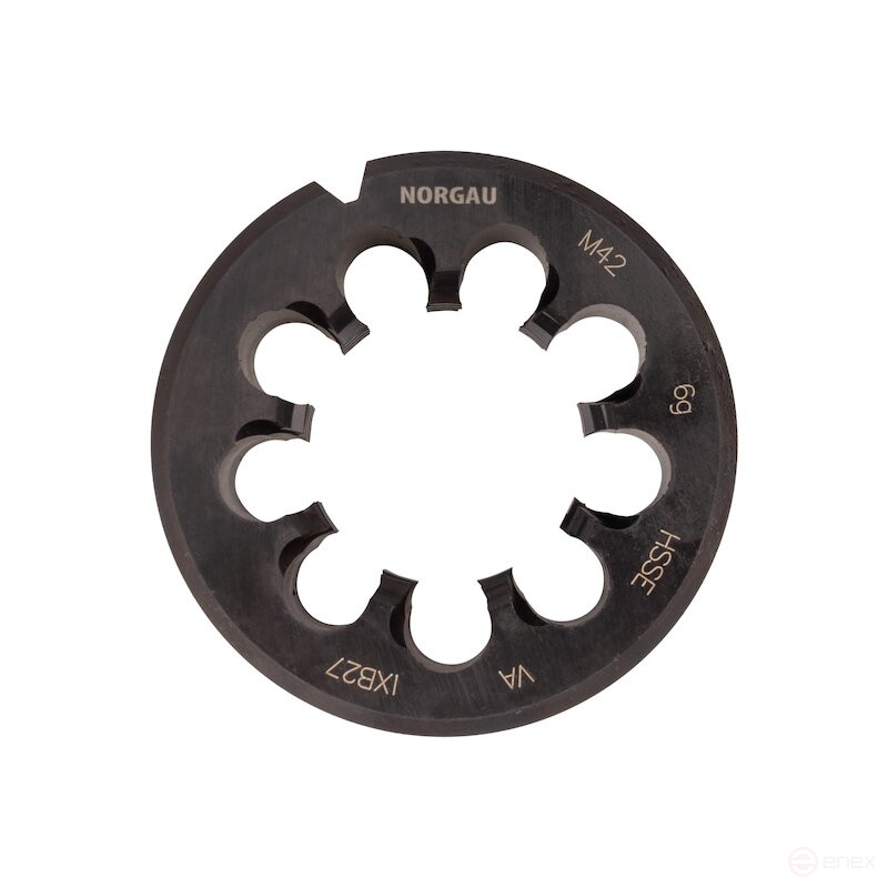 Плашка NORGAU Industrial по металлу M42, HSS-E/VAP