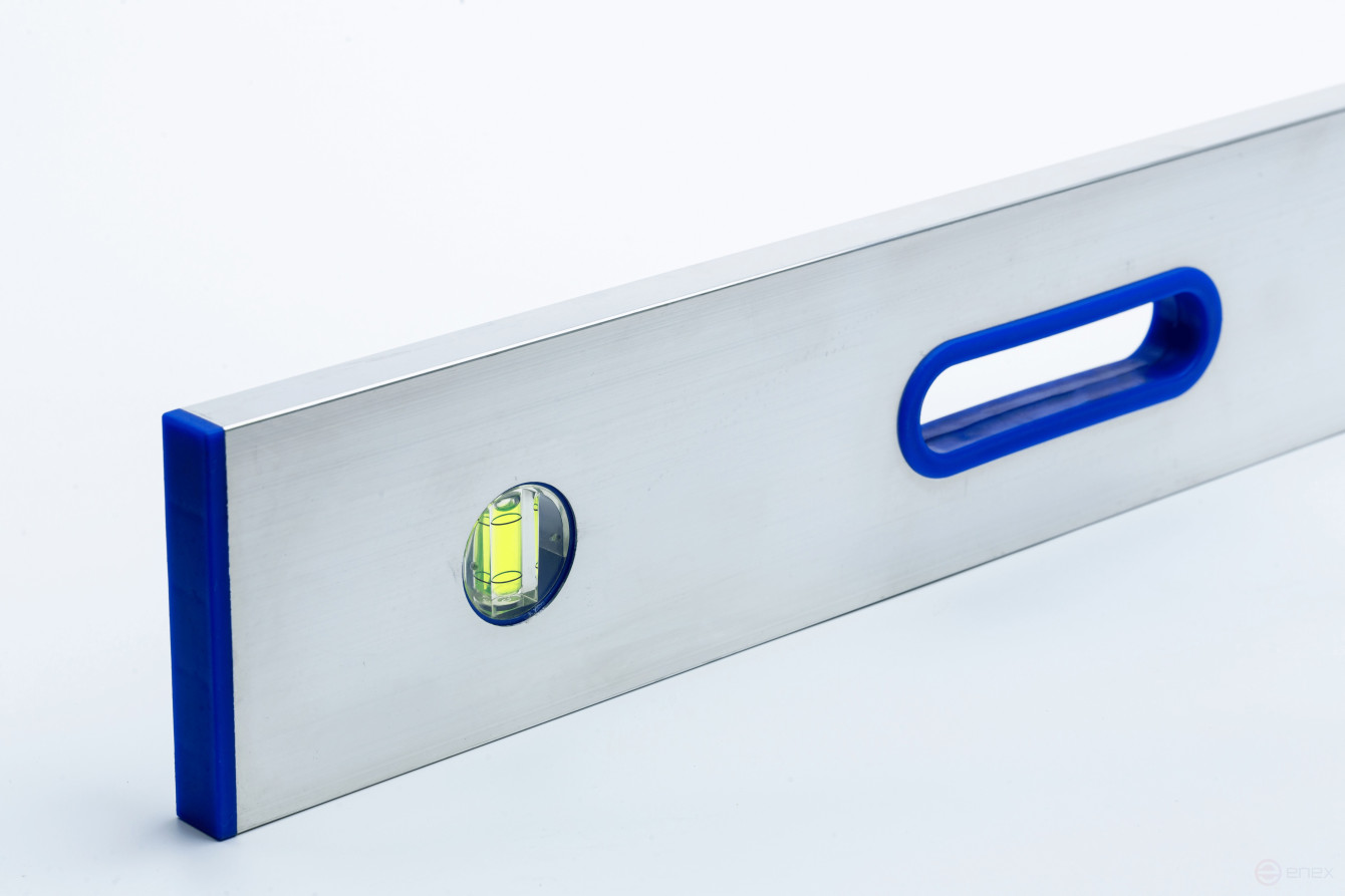 Rectangular rule with handles and acrylic indicators "ELITE" 100cm Our Foreman