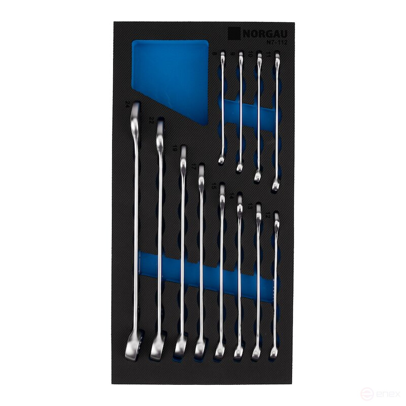 Set of combination wrenches NORGAU Industrial, 12 pieces, N7-112