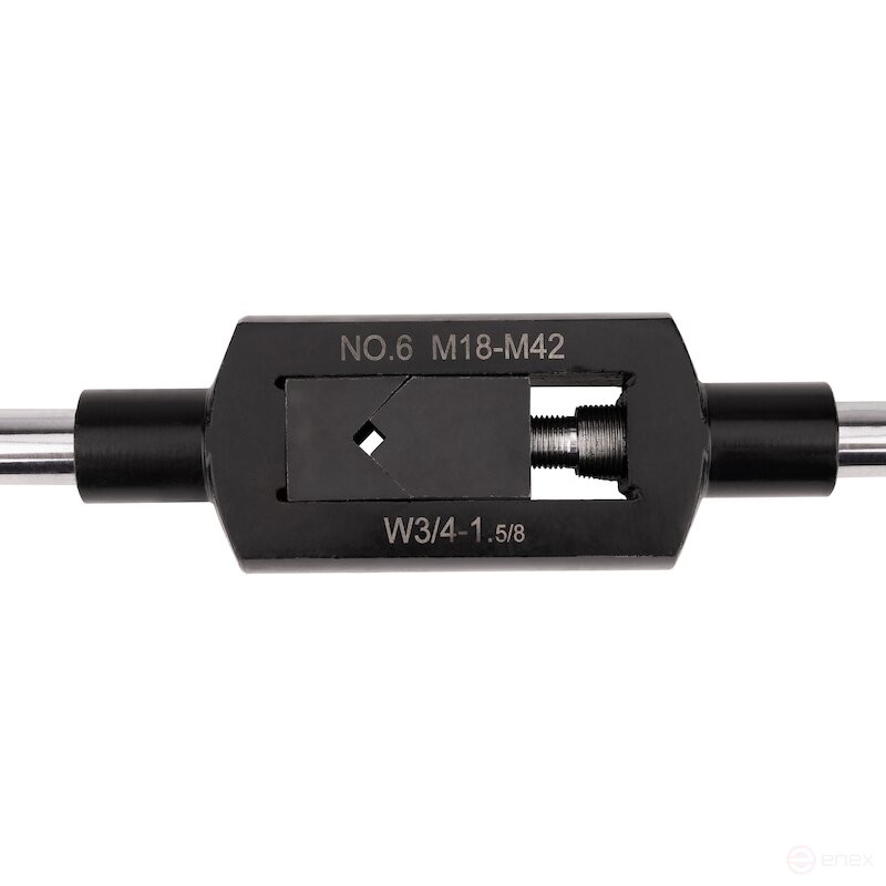 Вороток для метчиков NORGAU Industrial регулируемый №6, М18-42, 1000 мм, стальной