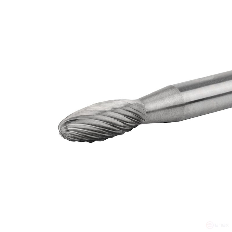 Борфреза твердосплавная NORGAU industrial пламевидная 6x50 мм, форма H, SCM