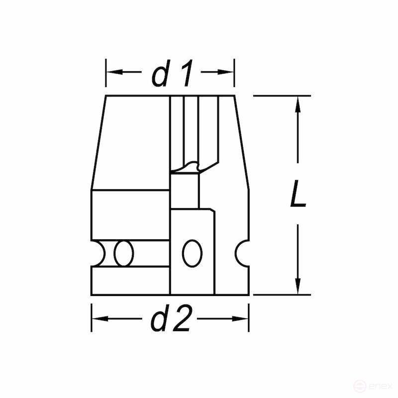 Головка ударная торцевая NORGAU Industrial 1/2″ для винтов с наружным TORX профилем 24 мм, N19TXK