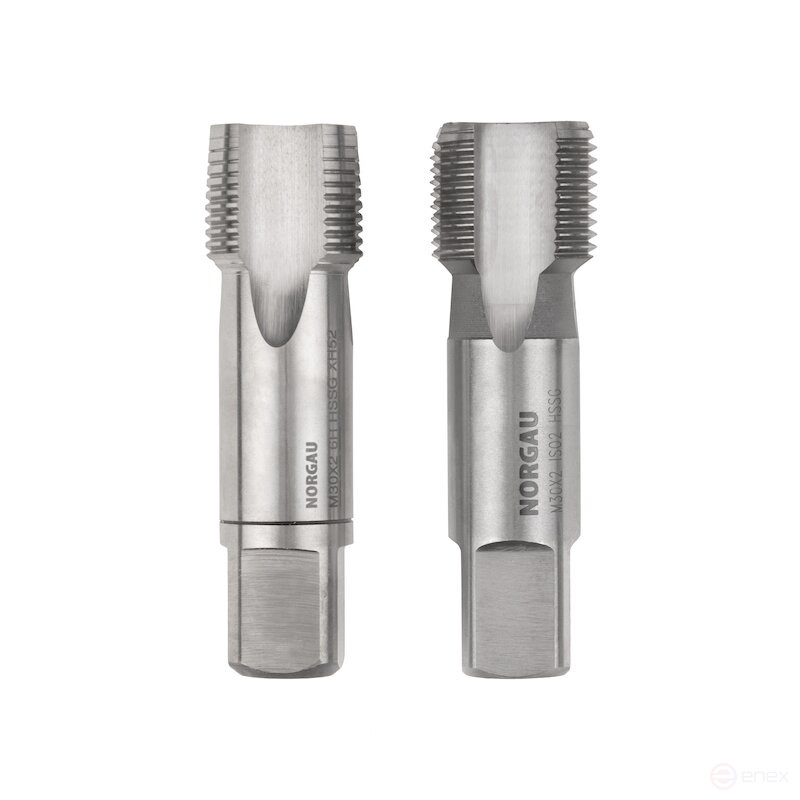 Set of hand taps NORGAU Industrial MF30x2, HSS, 2 pieces