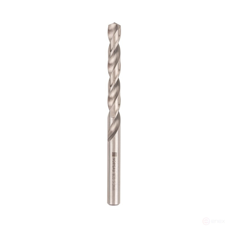 Сверло спиральное NORGAU Industrial по металлу 9 мм, Z2, тип VA, HSS-E