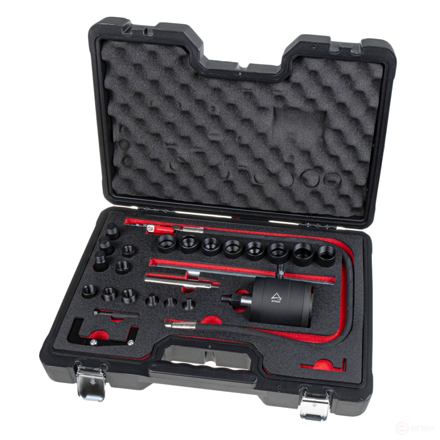 Pneumatic diesel nozzle puller, 21p. in case ARNEZI R7720500