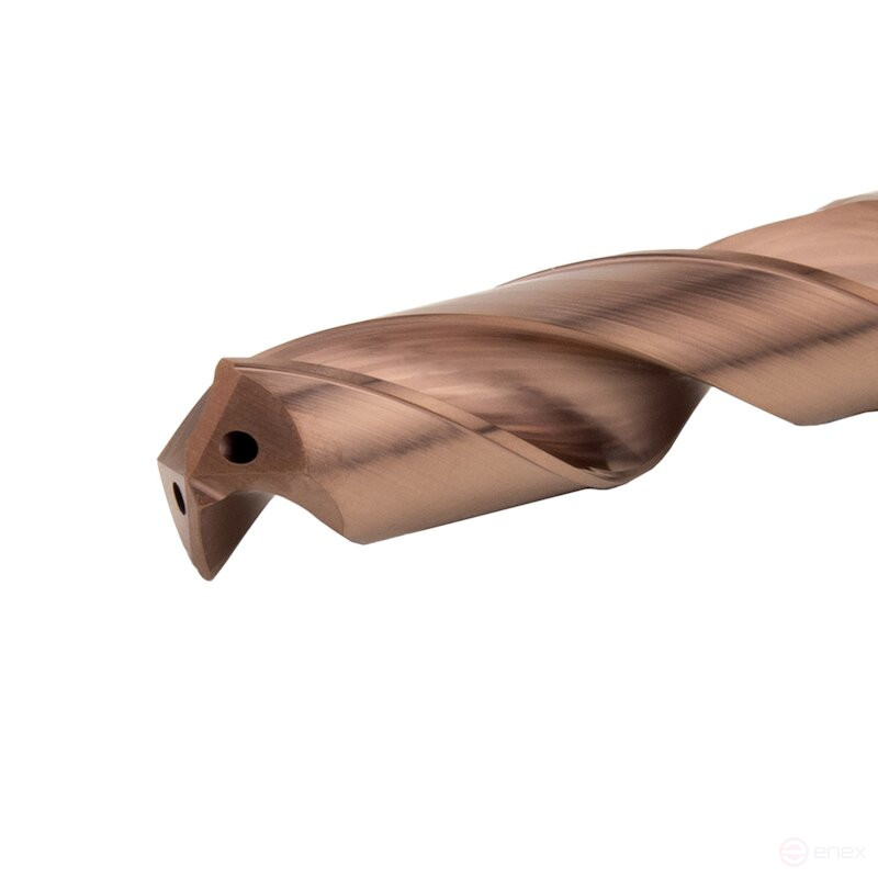 Сверло спиральное NORGAU Industrial по металлу 10 мм, 3xD, VHM/AlCrN/TiSiN