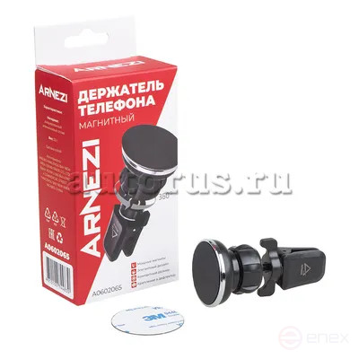 Держатель телефона магнитный в дефлектор / черный ARNEZI A0602065