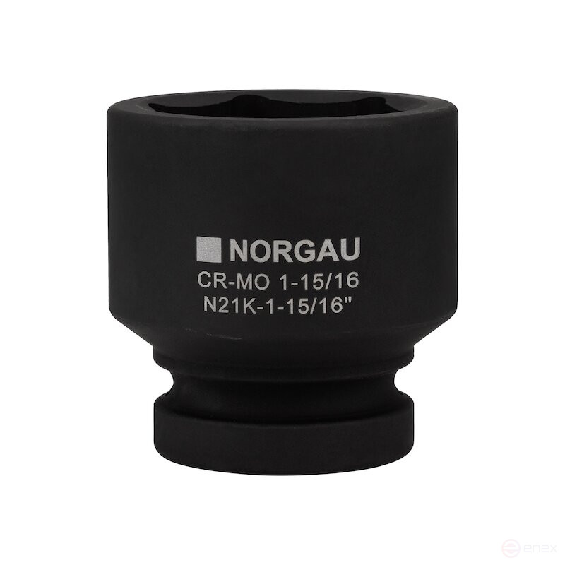 Головка торцевая ударная NORGAU Industrial шестигранная дюймовая 1", 1.15/16", N21K-1.15/16