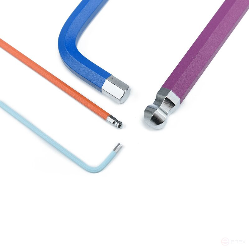 Набор шестигранников NORGAU Industrial удлиненных 1.5-10 мм, 9 предметов