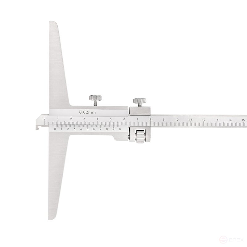Штангенглубиномер NORGAU Industrial нониусный 0-300 мм, NDV-H