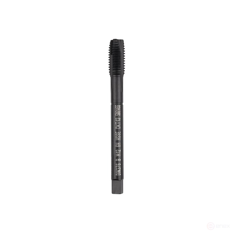 Machine tap NORGAU Industrial for through holes M12, form B, HSS-E/VAP