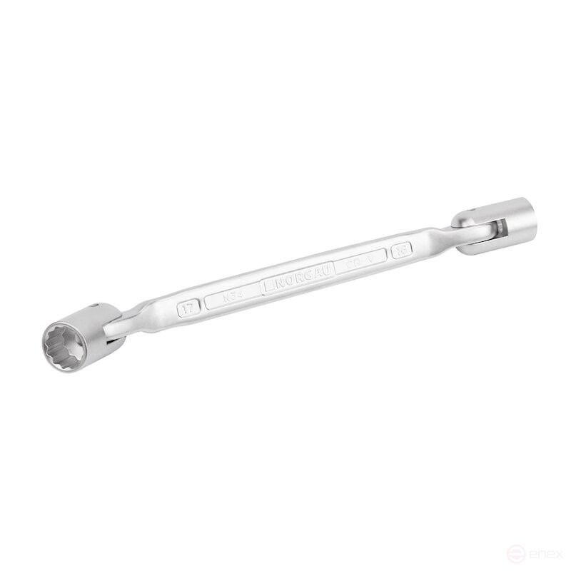 Набор ключей торцевых двусторонних шарнирных NORGAU Industrial, 5 предметов, N34-005