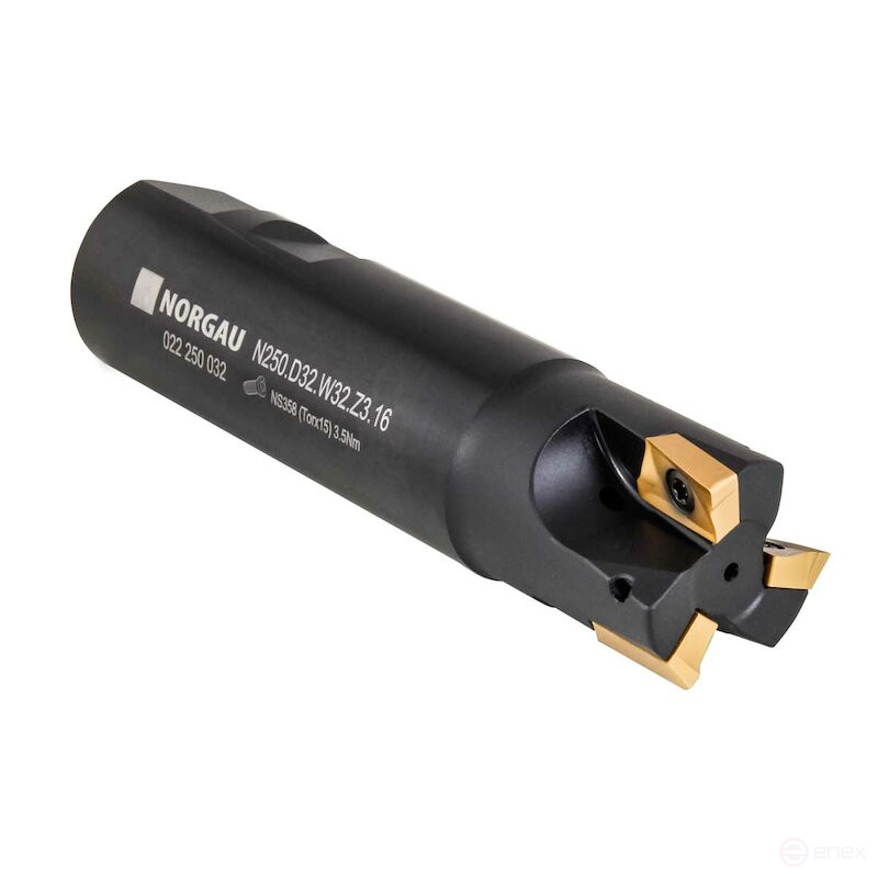 Фреза концевая со сменными пластинами NORGAU Industrial N250.D32.W32.Z3.16