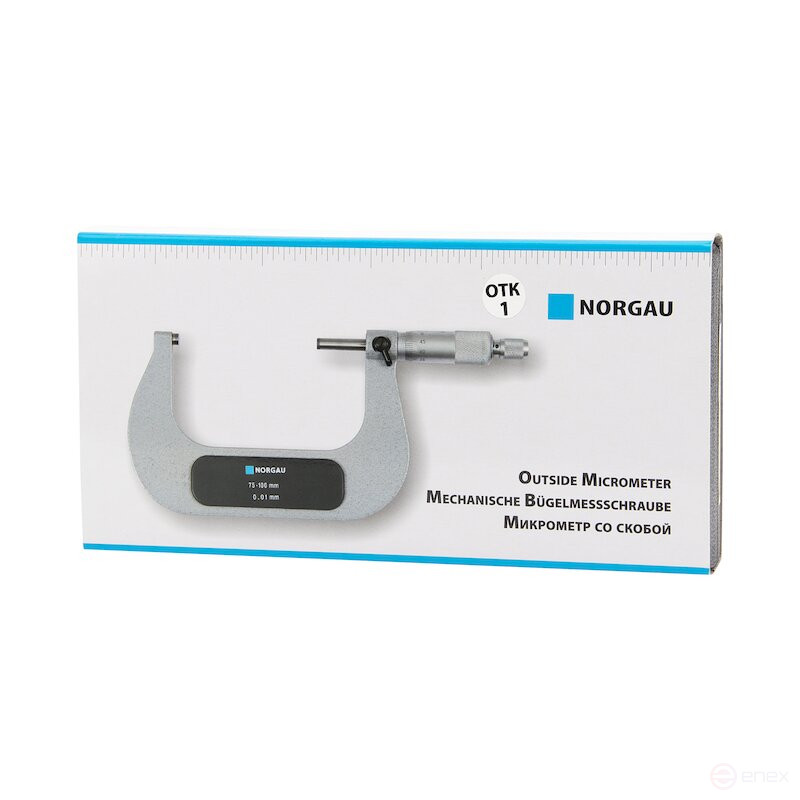 Микрометр гладкий NORGAU Industrial 75-100 мм, NM-100