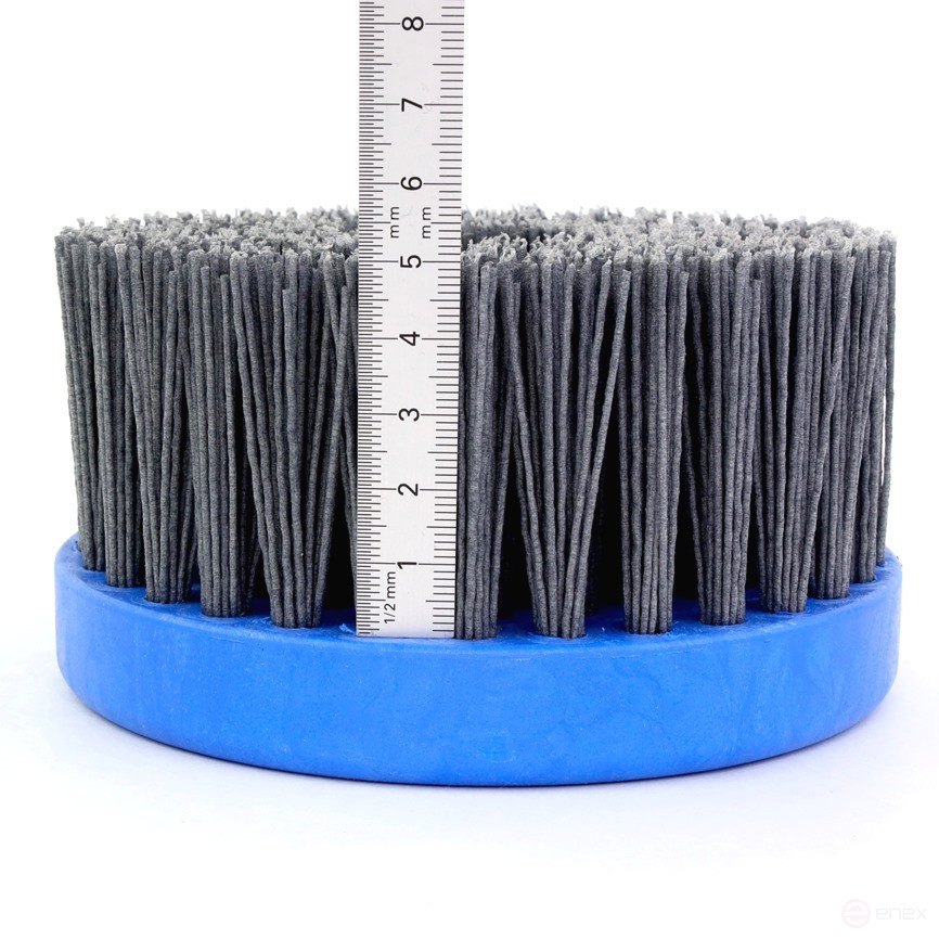 Щетка чашечная Д130*70*M14, ворс полимер-абразив P120 по дереву для УПМ УШМ (болгарка) (1-019)