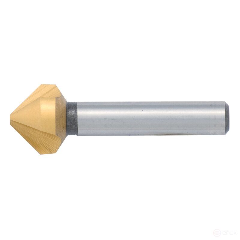 Зенковка NORGAU Industrial по металлу 4.3 мм, 90°, Z3, HSS/TIN, форма C