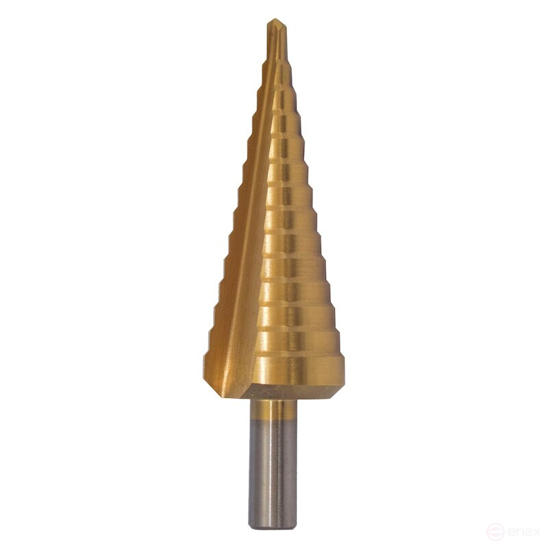 Step drill bit NORGAU industrial for metal 4-20x67 mm, HSS/TIN
