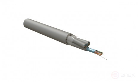 FUTP12W-C5-S24-IN-LSZH-GY Кабель витая пара, экранированная F/UTP, категория 5, 12 пар(4 пары(24 AWG)х3),одножильный(solid), каждый 4х парник: экран-фольга, LSZH оболочка, LSZH нг(А)-HF, –20°C - +60°C, серый