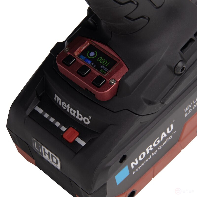 Гайковерт динамометрический аккумуляторный NORGAU Industrial с цифровым дисплеем 1", 1000-4000 Нм, NBTW-40L