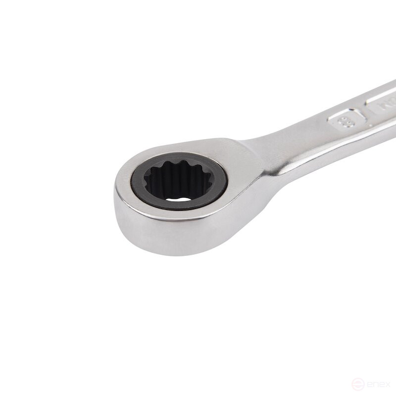 Ключ гаечный комбинированный NORGAU Industrial с трещоткой 8 мм, N7R-8