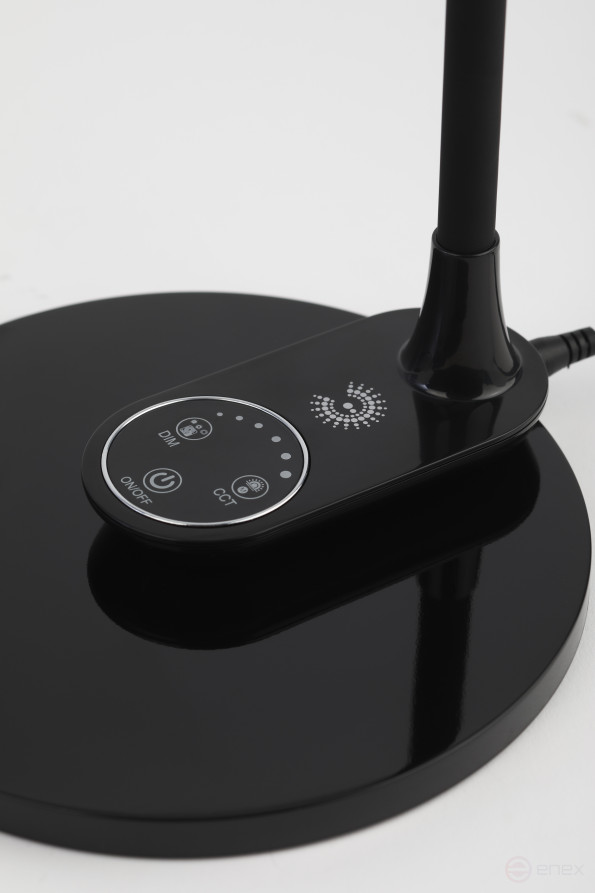 Настольный светильник ЭРА NLED-498-10W-BK светодиодный сo съемным основанием черный