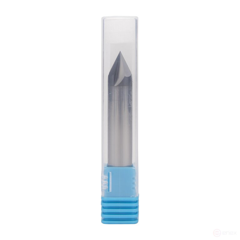 Milling cutter NORGAU Industrial carbide 60°, 12 mm, Z4, VHM/AlCrSiN