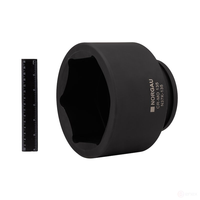 Головка торцевая ударная NORGAU Industrial шестигранная 1.1/2", 135 мм, N37K-135