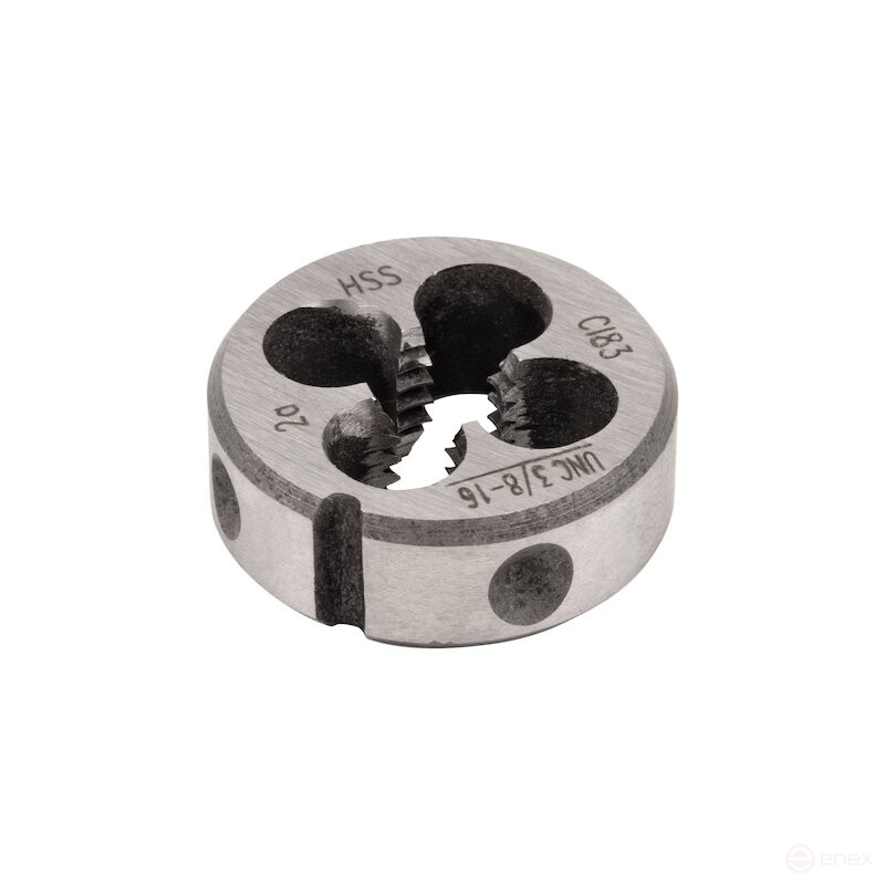 Плашка дюймовая NORGAU Industrial по металлу UNC 3/8, HSS