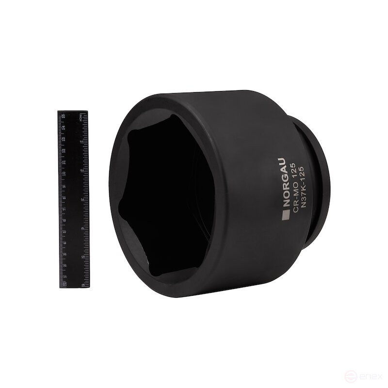 Головка торцевая ударная NORGAU Industrial шестигранная 1.1/2", 125 мм, N37K-125