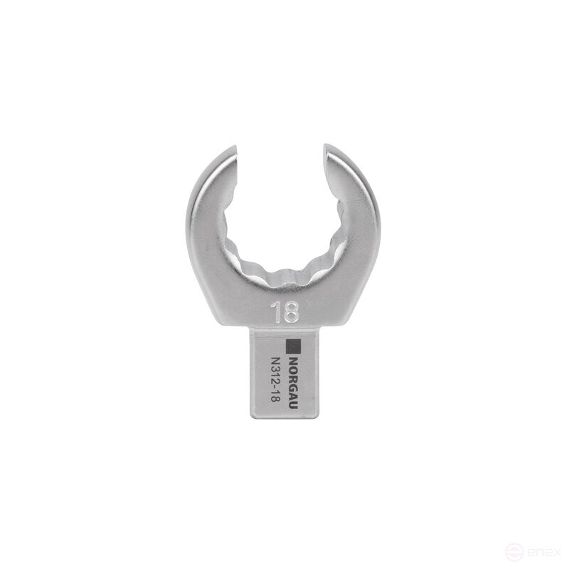 Насадка накидная разрезная NORGAU Industrial для динамометрического ключа 18, прямоугольный привод 9х12