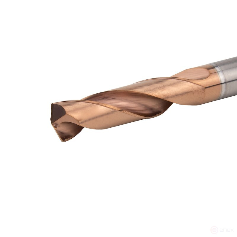 Сверло спиральное NORGAU Industrial по металлу 10х89 мм, 3xD, VHM/AlCrN/TiSiN