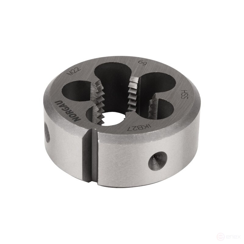 NORGAU Industrial metal die M22x2.5 mm, HSS