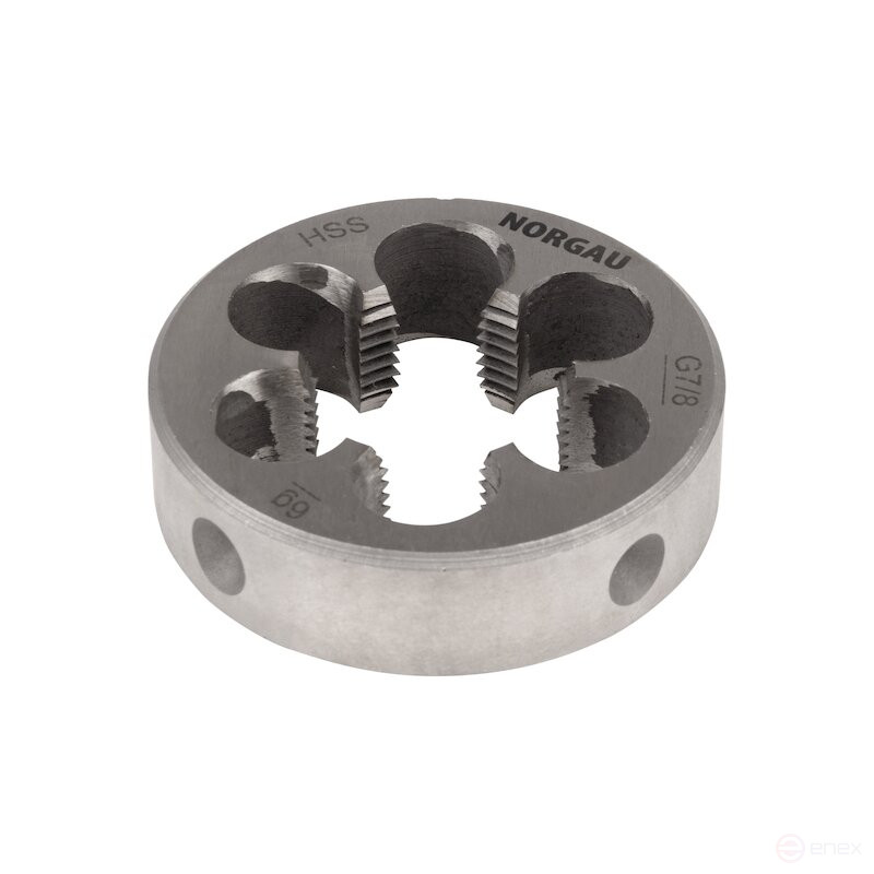 Плашка дюймовая NORGAU Industrial по металлу G 7/8, HSS