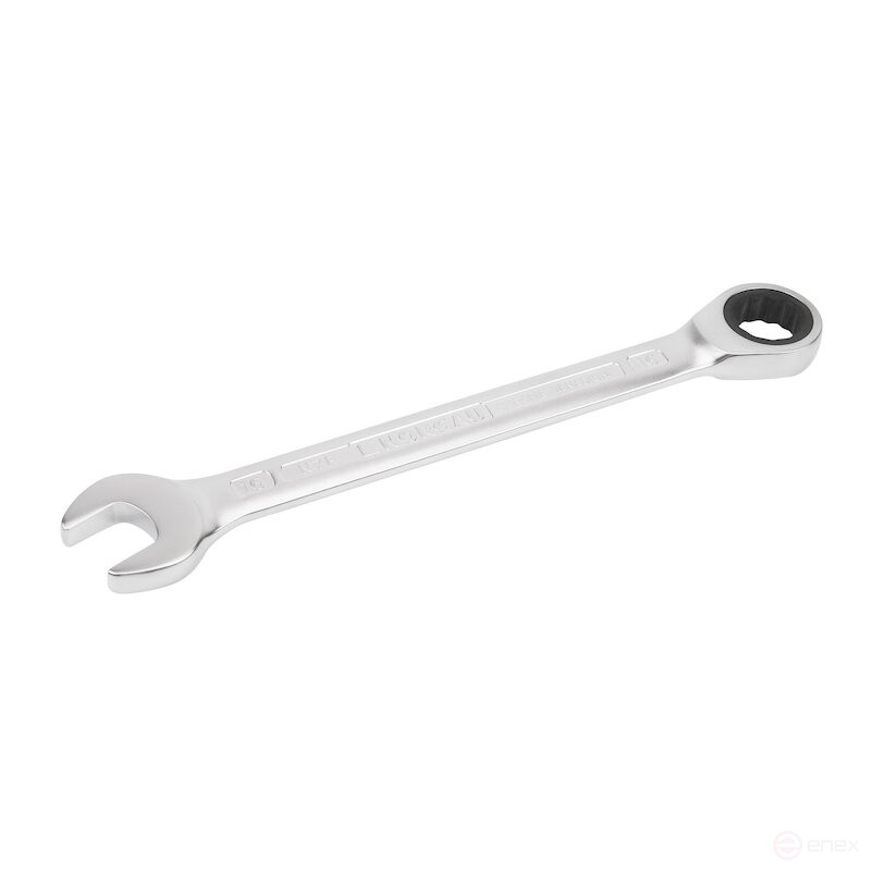 Ключ гаечный комбинированный NORGAU Industrial с трещоткой 16 мм, N7R-16