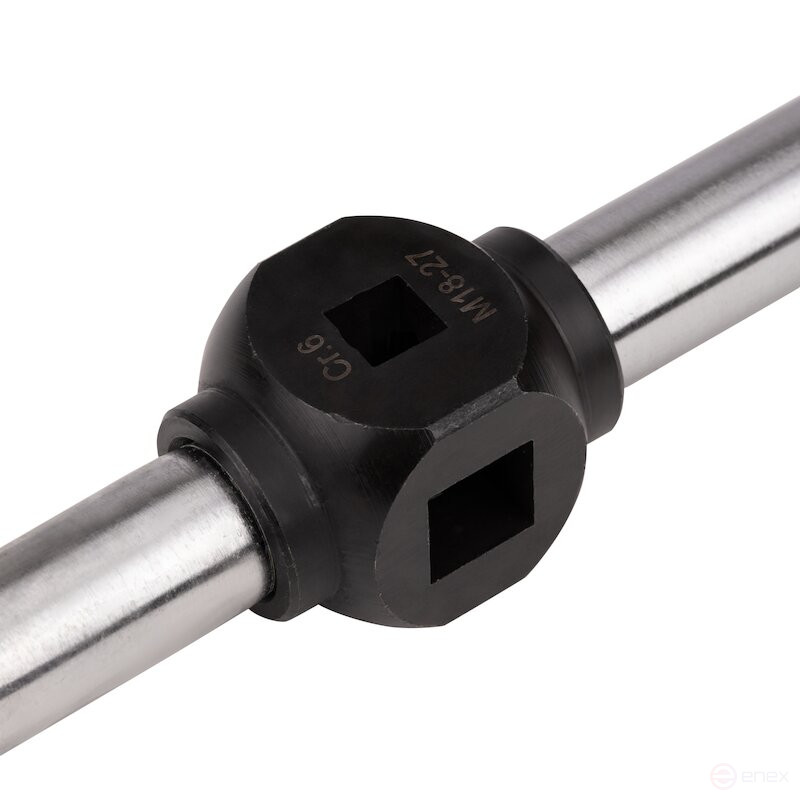 Вороток NORGAU Industrial со сферической головкой №6, М18-М27, 650 мм