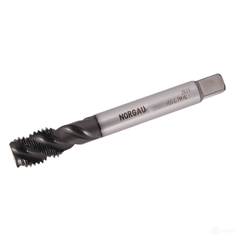Метчик машинный NORGAU Industrial M24, 6H, HSS-E-PM/AlCro