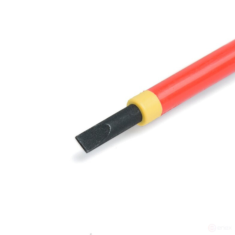 Отвертка диэлектрическая NORGAU Industrial шлицевая 4.0х100 мм, N171