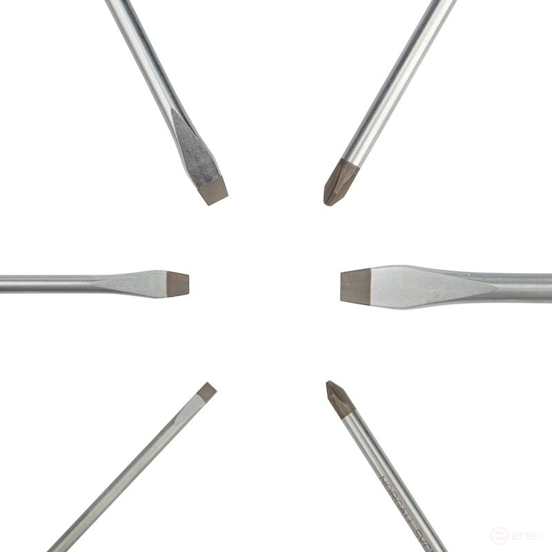 Набор отверток SL/PH 6 предметов, тип NBS151-161-006, NORGAU