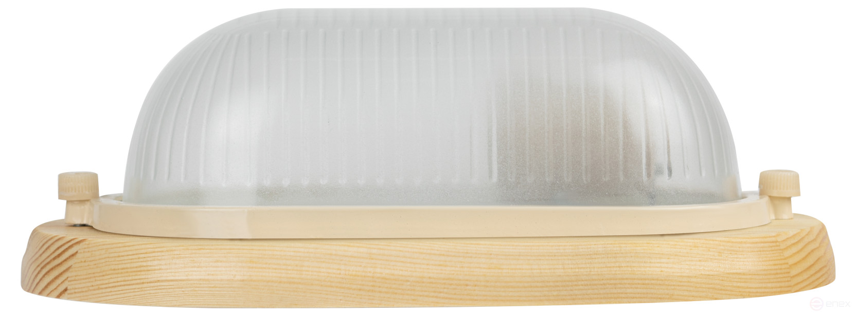 Светильник ЭРА НБО 04-60-011 Кантри дерево/стекло IP54 E27 max 60Вт 232х140 овал сосна