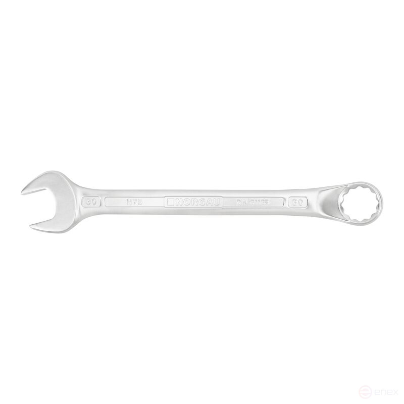 Ключ гаечный комбинированный NORGAU Industrial изогнутый 30 мм, N7B-30