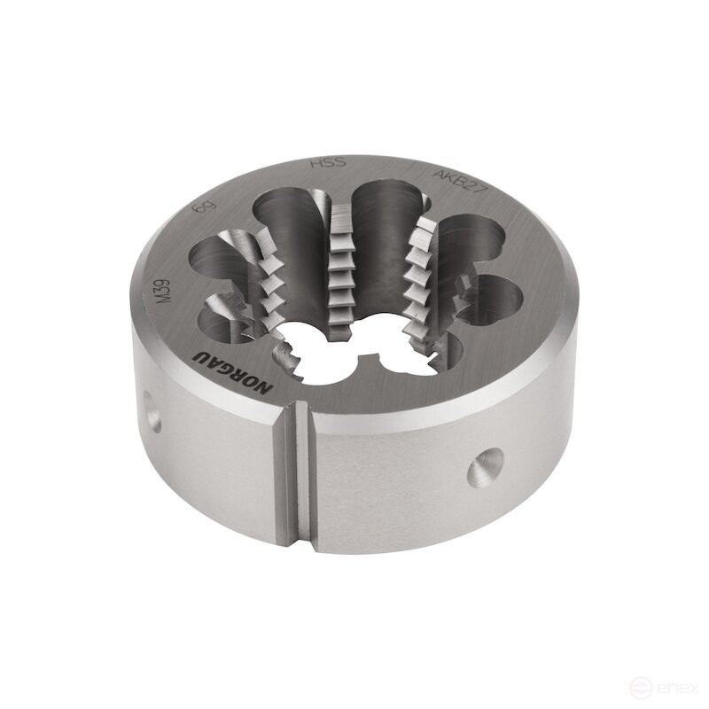 Плашка NORGAU Industrial по металлу M39х4 мм, HSS