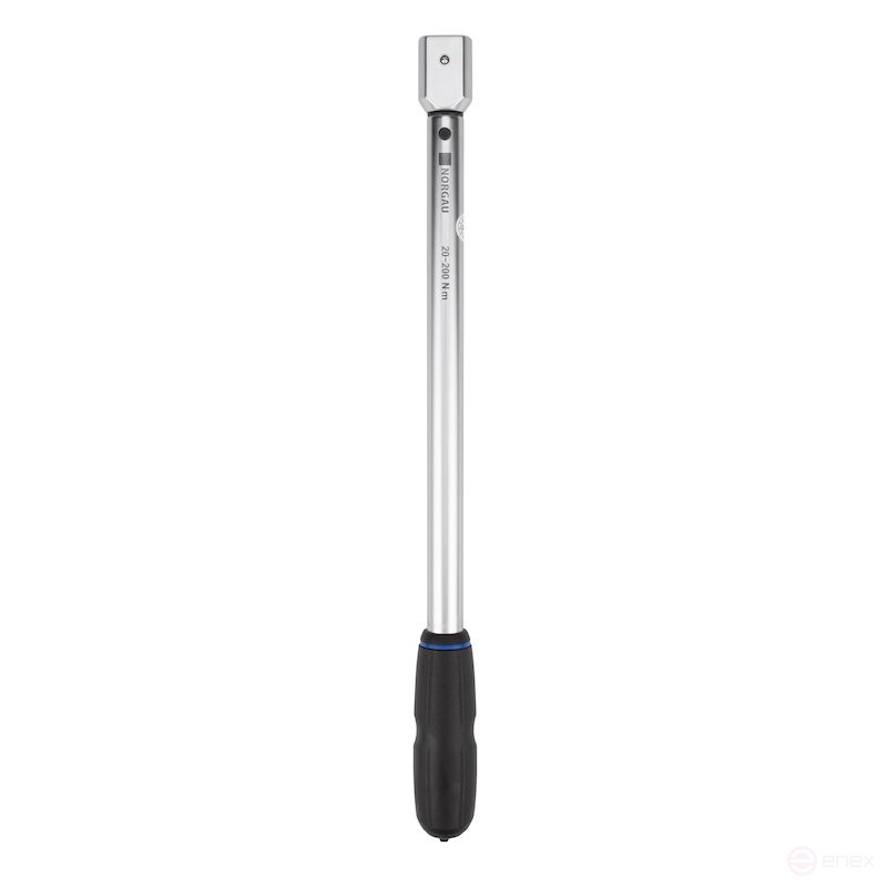 NORGAU Industrial limit torque wrench with rectangular shank 14x18 mm, 20-200 Nm, NTW24-200PI