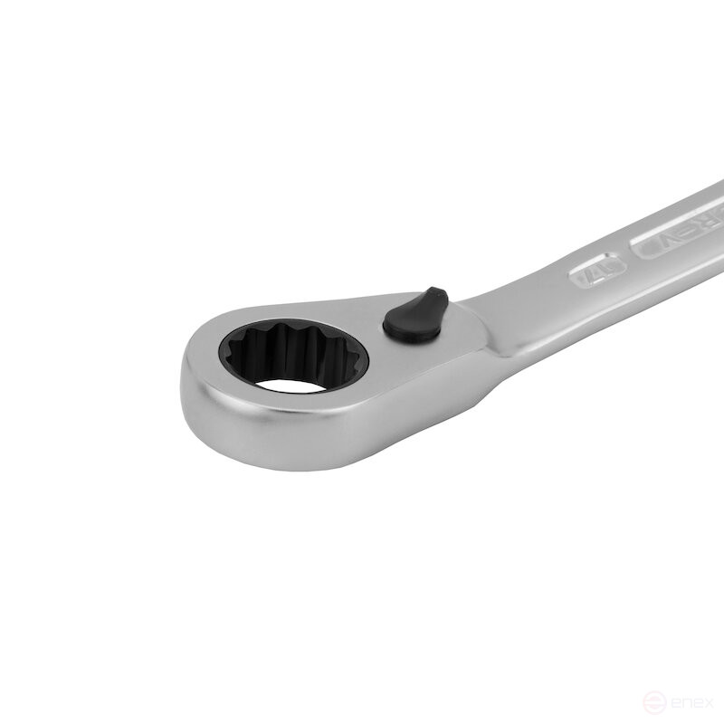 Ключ гаечный комбинированный с переключающейся трещоткой NORGAU Industrial 17 мм, N7UR-17