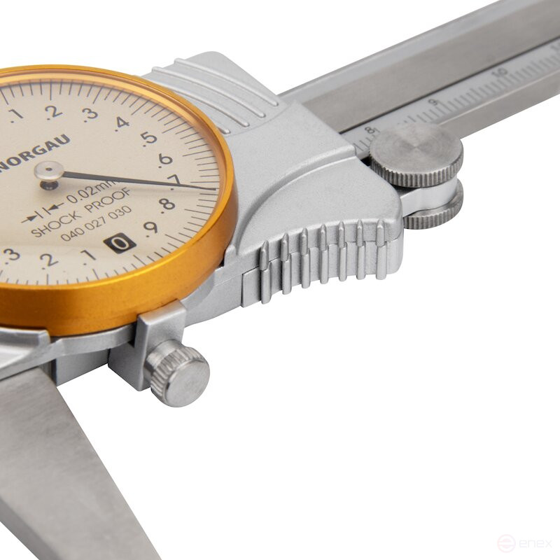 Штангенциркуль NORGAU Industrial с круговой шкалой 0-300 мм, NCR-3002