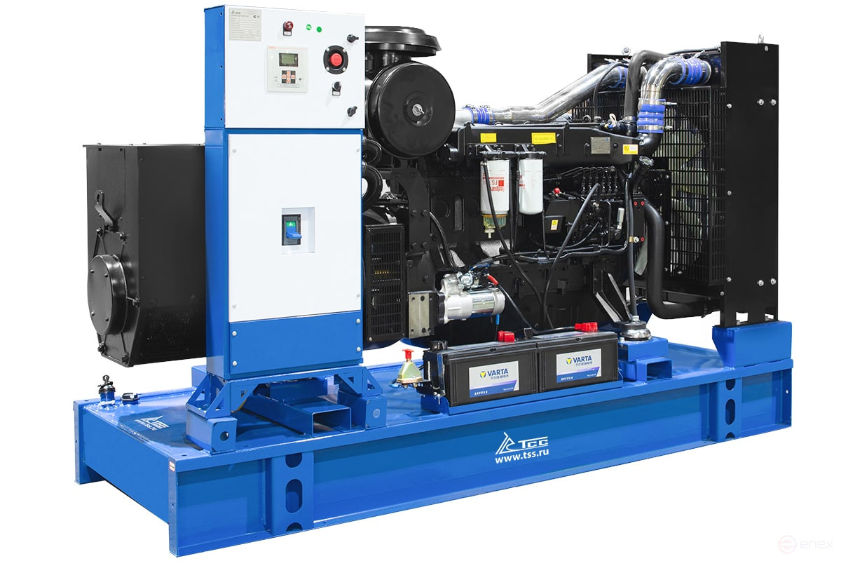 Diesel generator TSS AD-200S-T400-1RPM5 PROF in a weatherproof casing