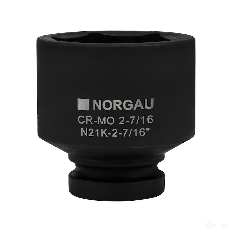 Головка торцевая ударная NORGAU Industrial шестигранная дюймовая 1", 2.7/16", N21K-2.7/16