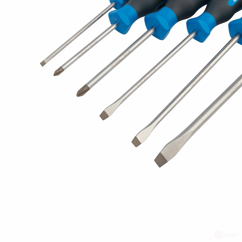 Набор отверток SL/PH 6 предметов, тип NBS151-161-006, NORGAU