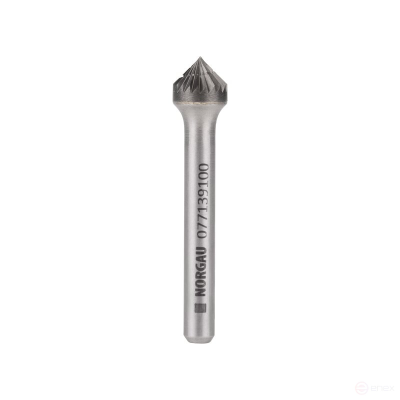 Борфреза твердосплавная NORGAU industrial коническая 10x50 мм, 90°, форма K, DCM