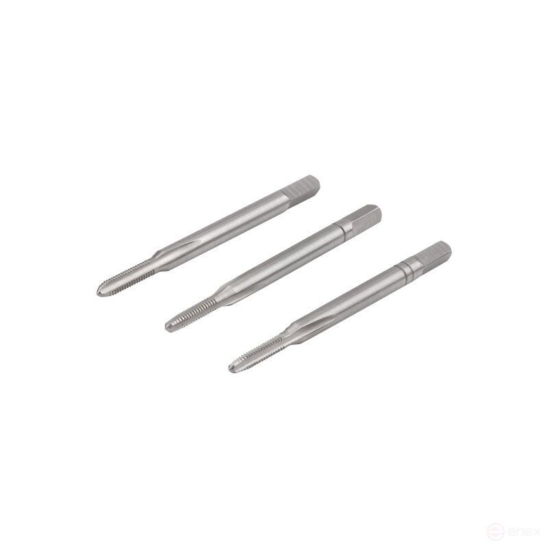 Комплект ручных метчиков NORGAU Industrial M2, HSS-E, 3 предмета